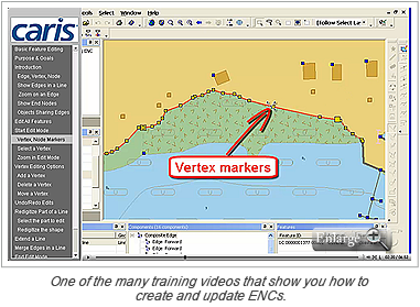 One of the many training videos that show you how to create and update ENCs.